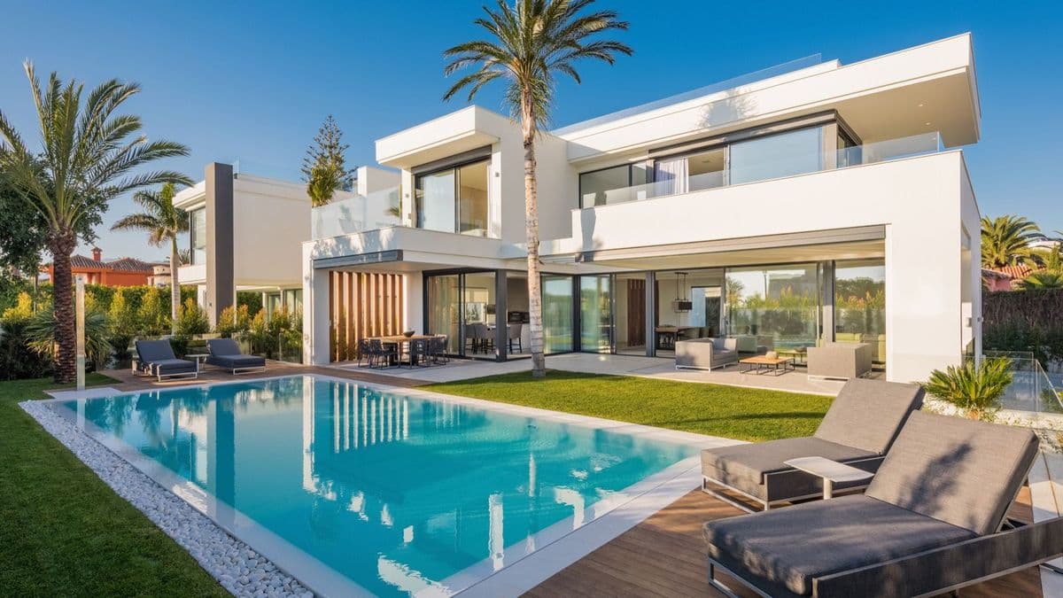 Villa contemporânea de alto padrão com piscina e área de lazer